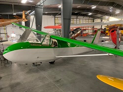 See a 1967 Schweizer SGS 2-33 at the Western Antique Aeroplane & Automobile Museum. 