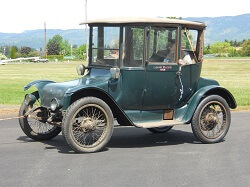 WAAAM's Detroit Electric being moved to our auto restoration shop.