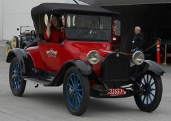 WAAAM's Dodge Brothers Roadster out driving on Second Saturday.