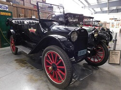 WAAAM's 1918 Chevy on display at the museum.