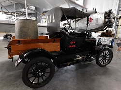 WAAAM's 1921 Ford Model T Pickup on display at the museum.