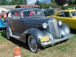 WAAAM's 1936 Chevy on display during the 2015 WAAAM Traffic Jam Car Show.