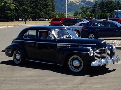 WAAAM's 1941 Buick Super 8 Sedan out driving for the Decades Driving Class.