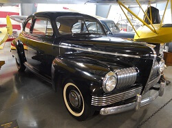 WAAAM's 1941 Nash Business Coupe on display in the museum.