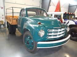 WAAAM's 1950 Studebaker Truck getting ready for a drive.