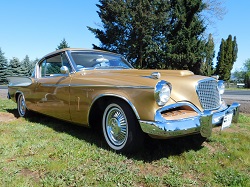 WAAAM's all-original Studebaker Golden Hawk out for a drive on a Second Saturday event.