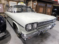 WAAAM's 1966 Rambler Classic 770 pretending to be a taxi at the museum.