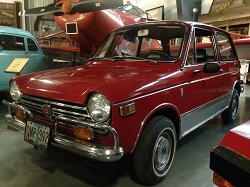 WAAAM's 1972 Honda Sedan on display in the museum. 