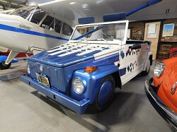 WAAAM's 1873 Volkswagen Thing on the display floor. 